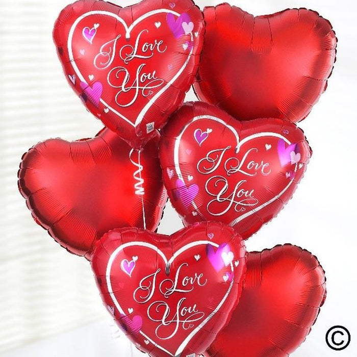 Add I Love You Balloon Bouquet – Newlands Flower Boutique