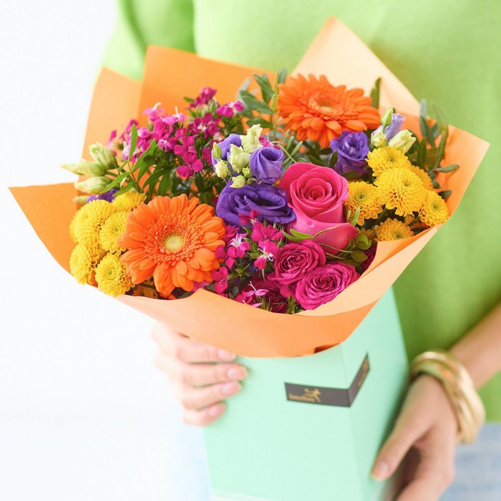 The Vibrant Fiesta flower arrangement – Newlands Flower Boutique