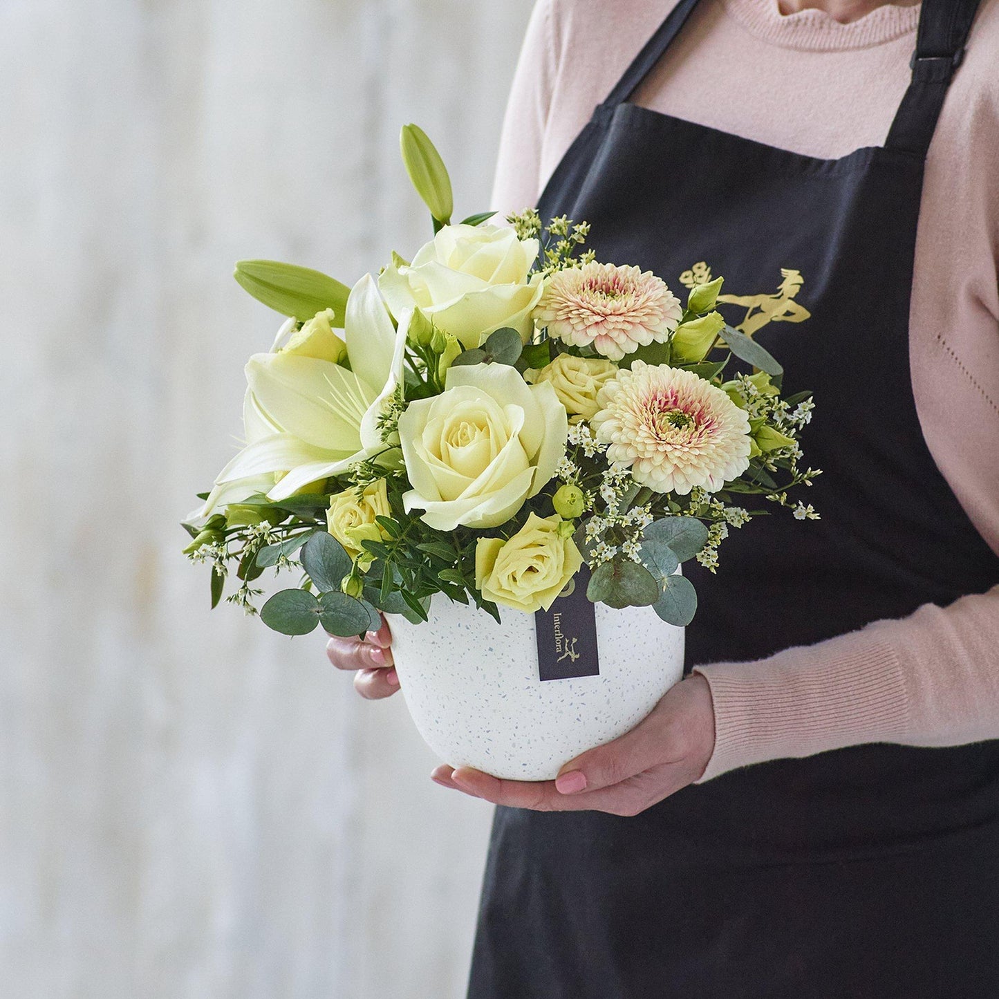 Arrangement made with the finest flowers