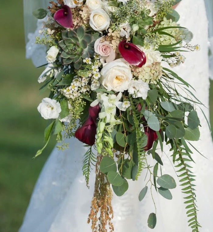 Bridal Bouquet Wild Garden Cascade