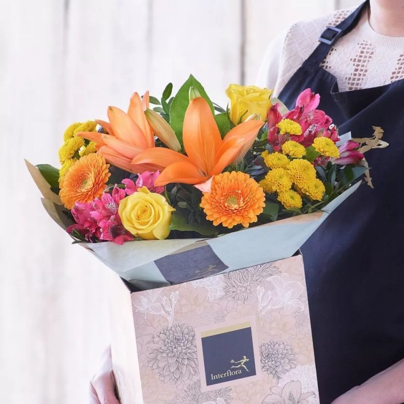 Brights Hand-Tied Bouquet – Newlands Flower Boutique