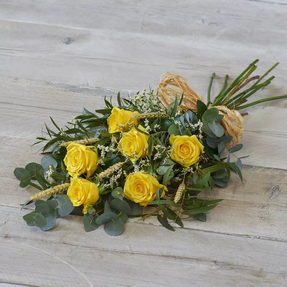 Simple Rose Sheaf Yellow
