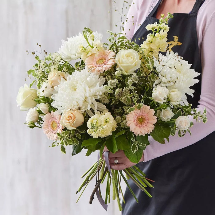 Sympathy hand-tied made with the finest flowers – Newlands Flower Boutique