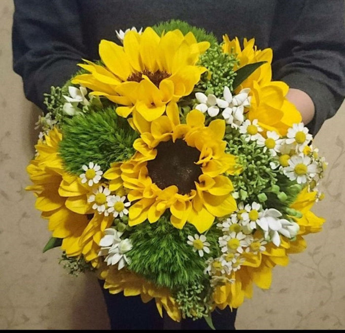 Sunflower Bridal Bouquet