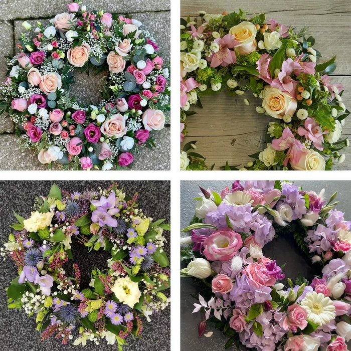 Funeral wreath made with the finest flowers – Newlands Flower Boutique