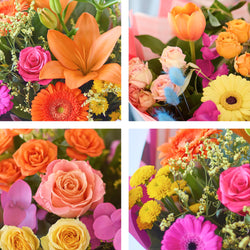 Bright Mother's Day Bouquet With Chocolates & Card – Newlands Flower Boutique