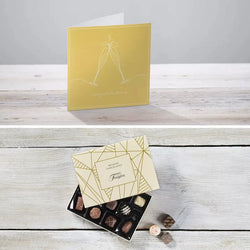 Congratulations gift set with chocolates and card – Newlands Flower Boutique