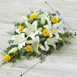 Rose and Lily Spray - Yellow Standard – Newlands Flower Boutique