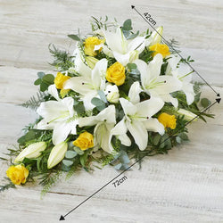 Rose and Lily Spray - Yellow Standard – Newlands Flower Boutique