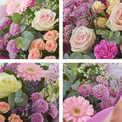 Pastel Mother's Day Bouquet With Chocolates and Card – Newlands Flower Boutique
