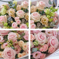 Beautifully Simple Pink Rose Bouquet – Newlands Flower Boutique