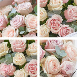 Beautifully Simple Pink Rose Bouquet – example 2