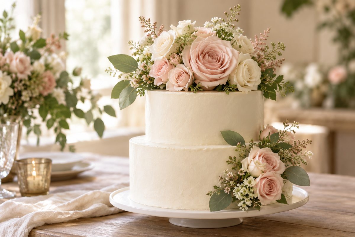 Flowers for wedding cakes