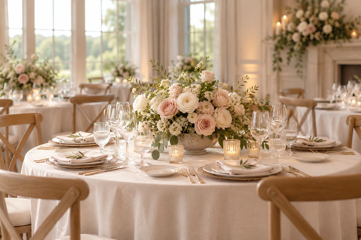 Reception & table flowers