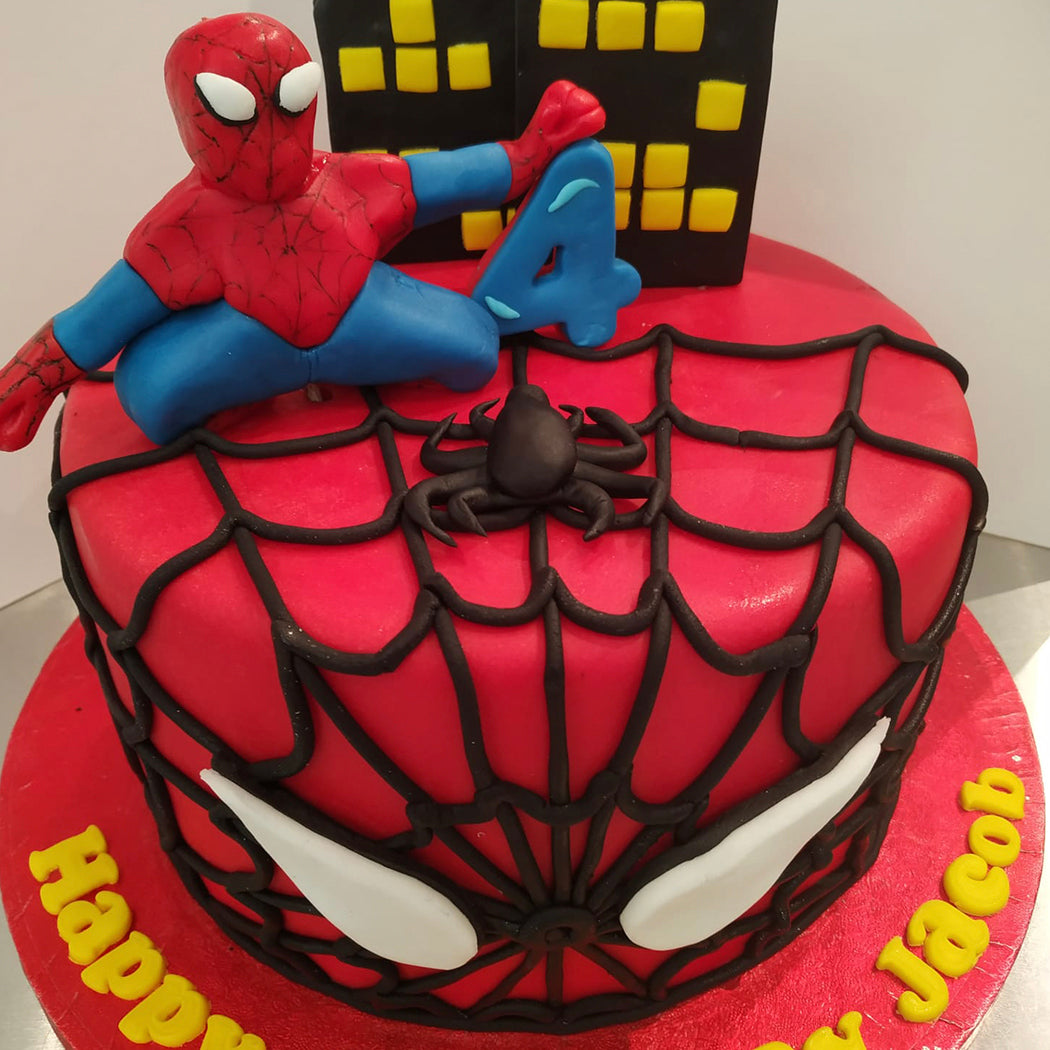 Spider Man Cake Topper Spider Man Birthday Spider Man Cake - Etsy