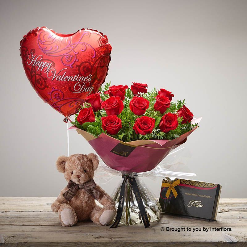 Deluxe Be Mine Rose Gift Set