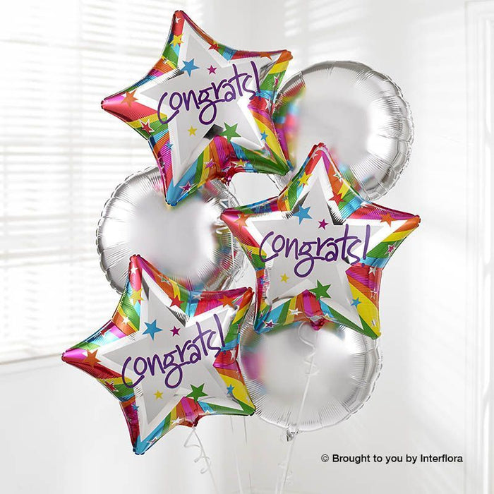 Congratulations Balloon Bouquet – Newlands Flower Boutique