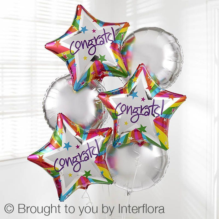 Congratulation Balloon Bouquet – Newlands Flower Boutique