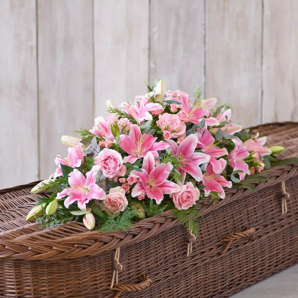 
                  
                    Lily and Rose Casket Spray
                  
                