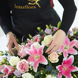Rose and Eryngium Casket Spray – Newlands Flower Boutique