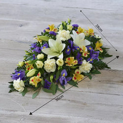 Lemon and Blue Spray – Newlands Flower Boutique