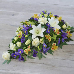 Lemon and Blue Spray – Newlands Flower Boutique
