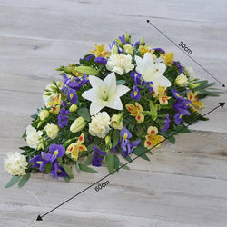 Lemon and Blue Spray – Newlands Flower Boutique