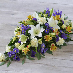 Lemon and Blue Spray – Newlands Flower Boutique