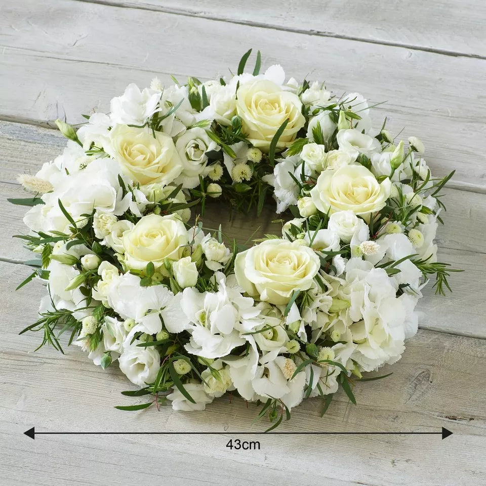 
                  
                    Opulent White Wreath
                  
                