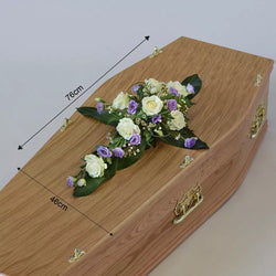 Lilac and White Cross – Newlands Flower Boutique