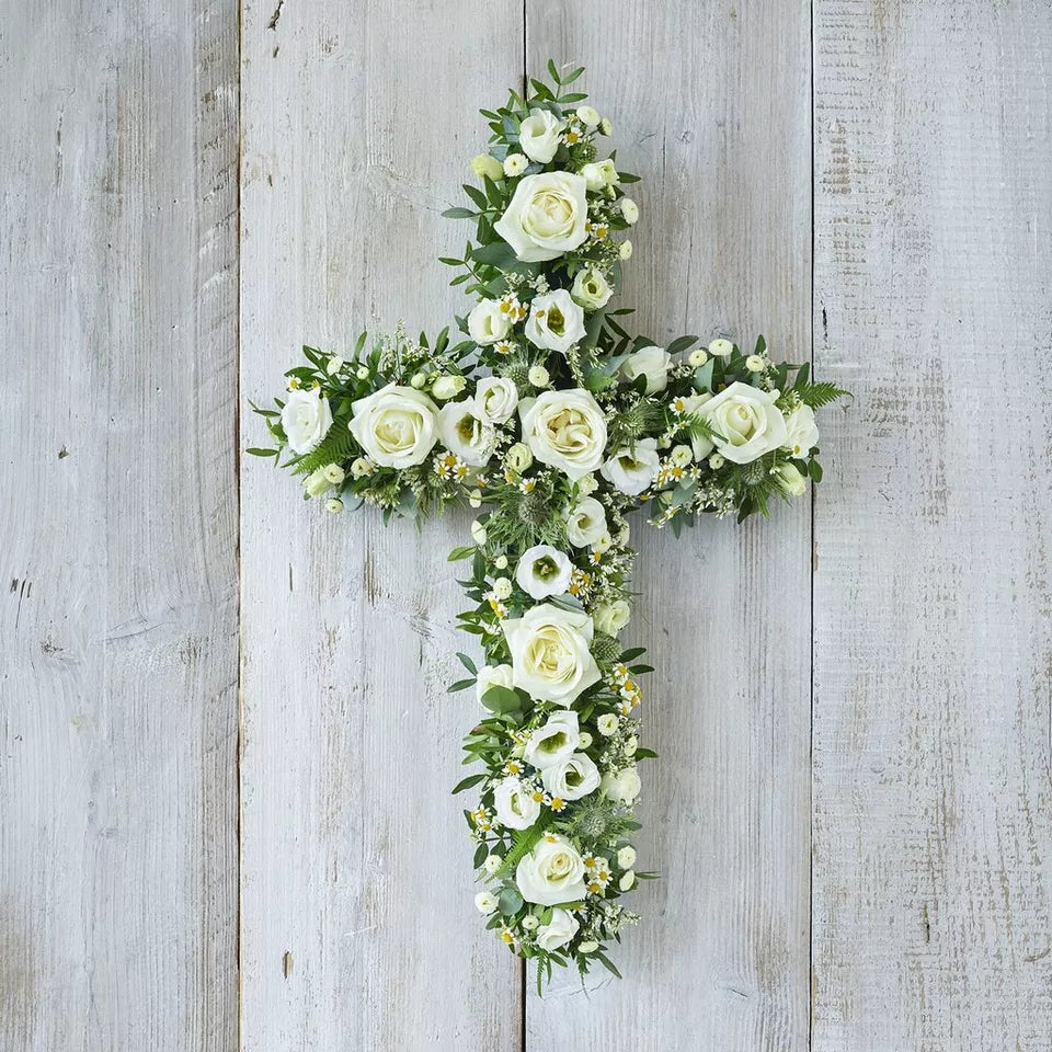 
                  
                    White and Green Cross
                  
                