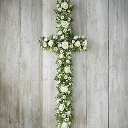 White and Green Cross