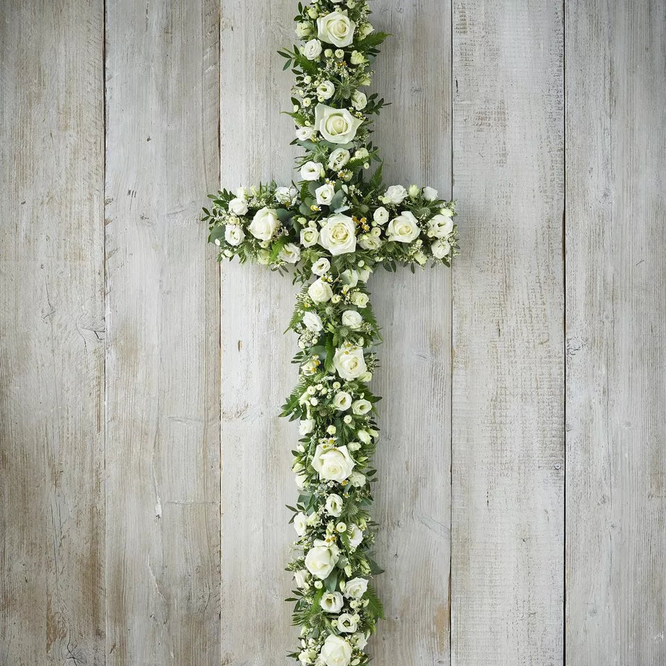 
                  
                    White and Green Cross
                  
                