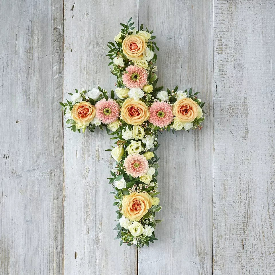 Pastel Cross – Newlands Flower Boutique