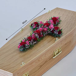 Red and Pink Cross – Newlands Flower Boutique