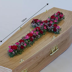 Red and Pink Cross – Newlands Flower Boutique