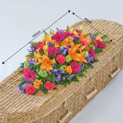 Vibrant Casket Spray