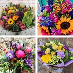 Sympathy hand-tied made with the finest flowers Neutrals €100 FB23 – Newlands Flower Boutique