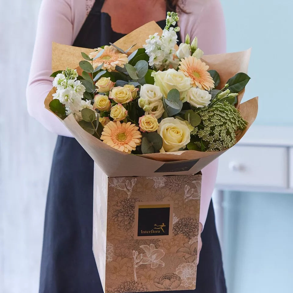 Sympathy hand-tied made with the finest flowers – Newlands Flower Boutique