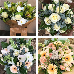 Sympathy hand-tied made with the finest flowers – Newlands Flower Boutique