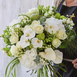 Sympathy hand-tied made with the finest flowers – Newlands Flower Boutique