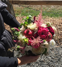 Summer Fruit Bridal Bouquet