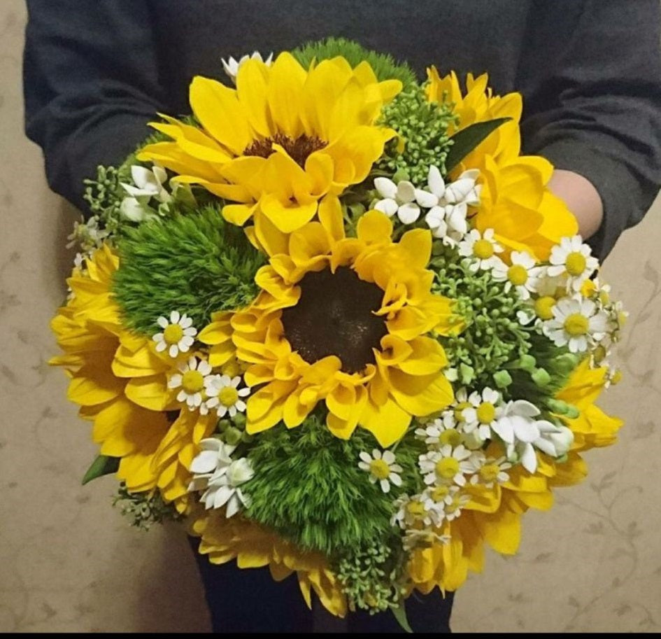 Sunflower Bridal Bouquet