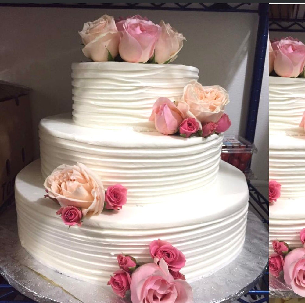 Sweetheart Rose Cake Flowers