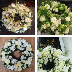 Funeral wreath made with the finest flowers – Newlands Flower Boutique