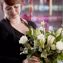 Funeral wreath made with the finest flowers – Newlands Flower Boutique